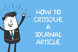 How to Critique a Journal Article